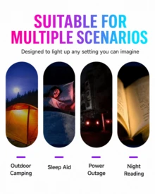 Teckwe 1 Oval USB Car Ambient Light, Mini LED Ambient Light, Car Interior Decorative Light, Home & Car Accessories. - one size fits all - View 4