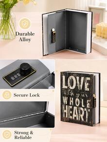 superFUNNYmarket Fake Book Hidden Password Storage Box Desktop Coin Cash Saving Container Multiple Sizes & Covers - multicolor - View 9