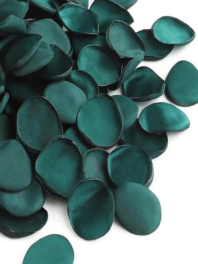 300/800pcs Silk Rose Petals, Wedding Flower Petals, Dark Green Petals, Artificial Rose Petals, Proposal Basket, Aisle, Bridal Shower, Table Decor