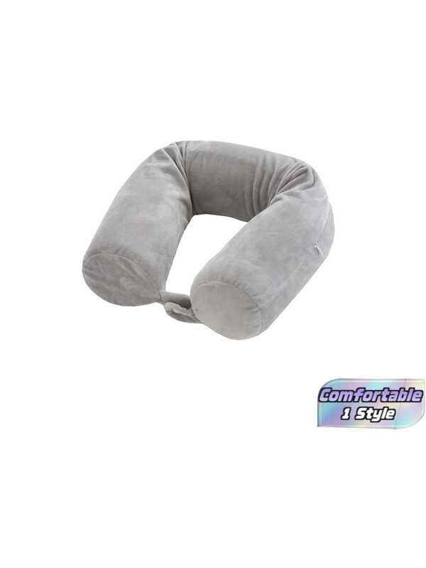 1pc Adjustable Curved Neck Pillow, Versatile Travel Accessory For Neck, Chin, Waist Support - Suitable For Sleeping, Travel, Airplane, Headrest