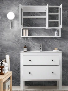 14pcs Glossy Ceramic Tile Stickers Waterproof Aluminum Composite Wallpaper Peel And Stick Marble Pattern Black White Gray For Bathroom Kitchen Backsplash Floor Rug Wall Decor Home Renovation Fall - multicolor - View 5