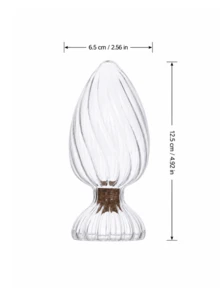 Cirelle 1 قطعة زجاجة طويلة للثقاب لشموع معطرة، وعاء تخزين ثقاب عالي الجودة وإبداعي، حاوية زجاجية لحفظ الثقاب - متعدد الألوان - مشاهدة 12
