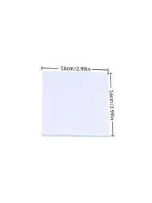 1 pieza Notas adhesivas cuadradas, bloc de notas de unicolor multicolor, 50 hojas, adhesivo fuerte, blocs de notas para mensajes - Unitalla - Ver 8