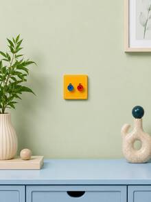 Joivida 1pc Dopamine Color 3D Printed Switch Plate Cover, Decorative Button Wall Switch Decor For Bedroom, Living Room, Playroom, Kitchen, Kids Room, Fun Colorful Home Decor Accessory - multicolor - View 13
