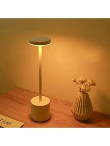 Lampu LED Sentuh Modern dengan Peredupan Cahaya, Cahaya Dingin dan Hangat/Cahaya Netral dengan Tiga Suhu Warna, Struktur Logam, Pengisian Cepat USB/Cocok untuk Pencahayaan Ambient di Kamar Tidur/Ruang Tamu/Ruang Belajar/Dekorasi Pencahayaan Meja Liburan - satu ukuran cocok untuk semua - View 9