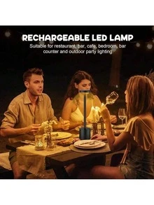 Lampu LED Sentuh Modern dengan Peredupan Cahaya, Cahaya Dingin dan Hangat/Cahaya Netral dengan Tiga Suhu Warna, Struktur Logam, Pengisian Cepat USB/Cocok untuk Pencahayaan Ambient di Kamar Tidur/Ruang Tamu/Ruang Belajar/Dekorasi Pencahayaan Meja Liburan - satu ukuran cocok untuk semua - View 8