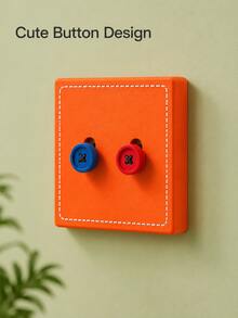 Joivida 1pc Dopamine Color 3D Printed Switch Plate Cover, Decorative Button Wall Switch Decor For Bedroom, Living Room, Playroom, Kitchen, Kids Room, Fun Colorful Home Decor Accessory - multicolor - View 15