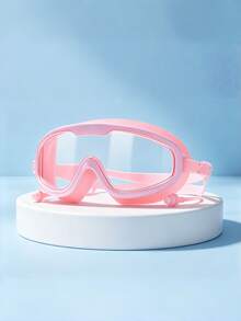 1pc Large Frame Anti Fog Swimming Goggles Wide View Comfortable Seal UV Protection Clear Vision For Pool Beach Training Water Sports Summer Swim Gear Gift - Pink - View 7
