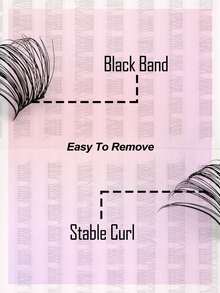 1pc 10 Rows D Curl Wispy Soft Lightweight Fluffy Crisscross Natural Lash Clusters Individual Lashes DIY Eyelash Extension Reusable Easy Apply Daily Party Makeup Gift - D - View 6