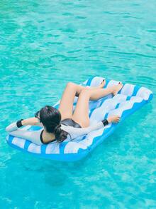 Oversized Inflatable Sunbathing Pool Lounge Chair Floating Bed-Four-In-One UV-Proof PVC Sunbathing Bed, Suitable For Adults, Summer Pool Parties, Lakes, Beaches (Blush Pink), Summer Relaxation | Summer Fun Floating Bed. - Multicolor - View 13