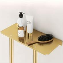 Bathroom Towel Rack, French Wall Mounted Storage Rack, Is A Space Saving Bathroom Accessory That Can Accommodate Up To 6 Large Towels. Equipped With A Storage Rack, Suitable For Hand Towels, Face Towels, And Bathrobes. - Multicolor - View 5