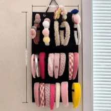 1pc Hair Accessories Bow Storage Box, Large Capacity, Can Store Ribbons, Bows, Hair Accessories Storage Display, Equipped With A Sturdy Rope, Can Be Hung On The Wall Of The Room - Hairband Storage Bag - View 9