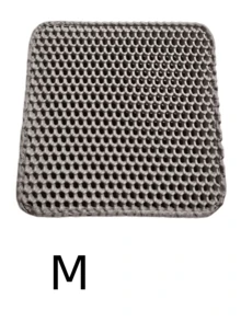 Double Layer EVA Cat Litter Mat, Odor Resistant Non-Slip Easy Clean Kitty Litter Trapping Pad, Durable Comfortable Indoor Cat Waste Control Mat, Modern Pet Accessory - Multicolor - View 17