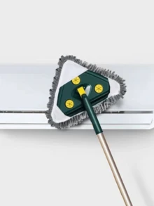 Telescopic Splicable Triangle Flat Mop, All-In-One Wall Cleaner For Ceiling Wall Tile Household Cleaning. - one size fits all - View 2