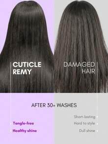 New Design Genius Weft Hair Raw Cuticle Aligned Human Hair Extensions Natural Human Remi Straight New Genius Weft - S1B - View 11