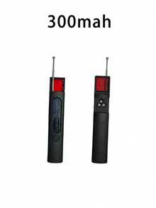 1PC Portable Camera Detector, Can Detect Hidden Cameras And GPS Trackers, Has 5-Level Sensitivity, Can Be Charged Through USB, And Is Suitable For Many Scenes Such As Cars, Indoor Houses, Hotels, Bathrooms, Travel, Offices, Etc. - Black - View 8