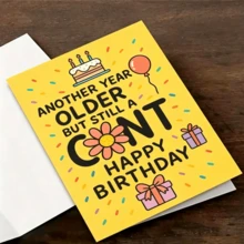 1Pc Fun And Humorous Birthday Card To Give To Friends, Containing Vivid Jokes, Perfect For Adult Birthday Parties, Guaranteed To Make You Laugh Heartily - Humorous birthday - View 5