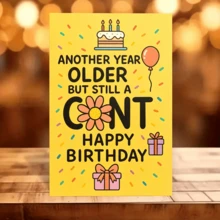 1Pc Fun And Humorous Birthday Card To Give To Friends, Containing Vivid Jokes, Perfect For Adult Birthday Parties, Guaranteed To Make You Laugh Heartily - Humorous birthday - View 4