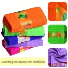 Fashionable Fruit-Print Cotton And Polyester Fiber Tea Towel Wholesale, Absorbent And Cleanable Checkered Fabric Suitable For Cleaning Teaware (34*60cm) - Multiple Styles - View 5