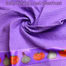 Fashionable Fruit-Print Cotton And Polyester Fiber Tea Towel Wholesale, Absorbent And Cleanable Checkered Fabric Suitable For Cleaning Teaware (34*60cm) - Multiple Styles - View 8