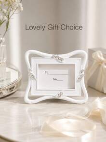 Haus Hana European Style Mini Photo Frame Ornament, Creative Tabletop Picture Holder & Decorative Photo Clip For Wedding, Party Favor, Living Room, Shelf, Desk, Home Decor, Birthday, Holiday & Housewarming Gift - multicolor - View 10