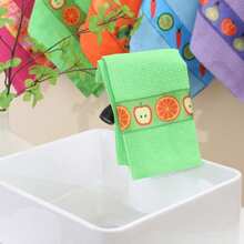 Fashionable Fruit-Print Cotton And Polyester Fiber Tea Towel Wholesale, Absorbent And Cleanable Checkered Fabric Suitable For Cleaning Teaware (34*60cm) - Multiple Styles - View 3