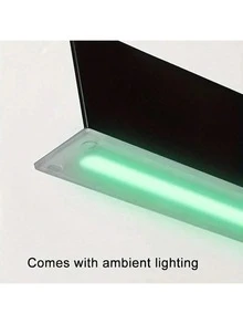 1個 LED 現代多功能數位鬧鐘，附氛圍燈、可調亮度、日期顯示、USB 供電、雙鬧鈴，時尚長方形設計，適合臥室鬧鐘（不含電池，僅電池記憶功能） - 多色 - 查看 6