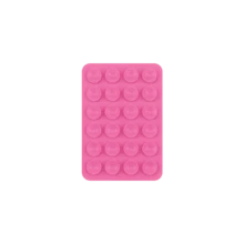 Paquete de 24 ventosas cuadradas de silicona para funda de teléfono - Soporte de agarre con montaje adhesivo resistente - transparente - Ver 11