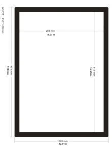 A3/A4/A5/A6磁性相框，海报封面框，自粘磁性相框，磁性墙面艺术框，可更换墙面艺术框，磁性海报架，艺术展示架，适用于冰箱，完美展示照片 - 彩色 - 查看 20