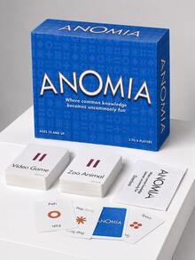 MINKOJA ANOMIA Card Game For Adults & Family, Fast-Paced Word Association Party Game With Strategy Cards, Interactive Brain Challenge Tabletop Game Set With Blue Box Packaging, Fun Group Game For Friends Gathering, Home Entertainment And Game Night - Multicolor - View 3