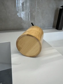 1PC /2PCS Bamboo Soap And Lotion Dispenser Bottle Bathroom Accessories Set, Bamboo Soap Dispenser Bottle Refillable Liquid Pump Bottle Great For Kitchen, Bath, Bathroom Accessories, Countertop - log color - View 6