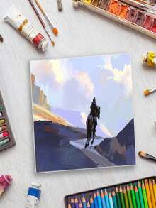 12PCS For Acrylic Pouring And Oil Painting Double Primed Acid Free Non Warp White Blank Canvas Panels Art Canvas Boards For Artists Christmas - White - View 6