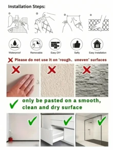 1 Roll Self Adhesive Marble Countertop Protective Film Waterproof Oilproof Heat Resistant Easy Clean Aluminum Foil Backed Quartz Stone Look Kitchen Sink Table Cabinet Sticker Removable Home Decor - multicolor - View 9