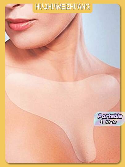 Reusable Chest Patch Silicone Transparent Removable Patch Facial Skin Care Chest Patch Beauty Personal Care Tool Skin-Friendly Chest Anti-Wrinkle Patch, Self-Adhesive Night Chest Patch, Revitalize Skin - Reduce Signs Of Aging In Women And Girls.