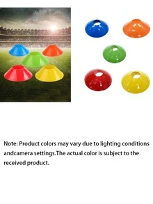 Football Training Marker Discs, Small Round Marker Plates, Roadside Markers, Agility Training Cones Color Random - Multicolor - View 5