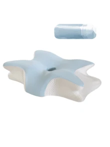 Ergonomics Memory Foam Butterfly-Shaped Neck Pillow, Suitable For Lateral Sleeping, Supine Sleeping And Prone Sleeping. - Butterfly-shaped Memory Pillow - View 12