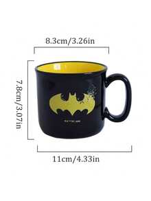 BATMAN X POKOJA LAND Commencez votre matinée du bon pied – Tasse en céramique noire de 8,8 oz, impression "Prendre un café est toujours une bonne idée", parfaite pour le café, le thé ou le chocolat chaud. Idéale pour un petit-déjeuner cosy à la maison, une pause au bureau ou un camping en week-end, un cadeau attentionné pour n'importe quel jour. - Noir - Voir 3