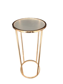 1/3 Gold Cylindrical Metal Display Pedestal With Acrylic Top, Round Decor Riser For Wedding Birthday Party Vase Home Display - Multicolor - View 8