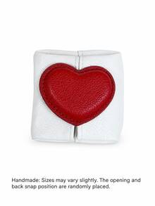 Zazumi Cute Color Block Heart Shaped Coin Purse, Portable Mini PU Leather Storage Pouch, Multi-Functional Earphone Data Cable Organizer Bag - Multicolor - View 14