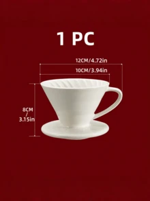 Cirelle Ceramic Pour-Over Coffee Dripper - Conical Filter Funnel, Manual Brewing Cone For Home Barista, Housewarming & Holiday Gift - Multicolor - View 11