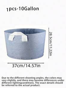 1-5个装 1-10加仑 加厚加厚无纺布多用途植物种植袋，带提手，适用于室内外园艺，种植蔬菜、花卉、香草、盆景植物，圣诞节假日礼物，园艺用品，种植容器，种植袋，礼品创意，笔，文具，学习用品 - 白色 - 查看 19