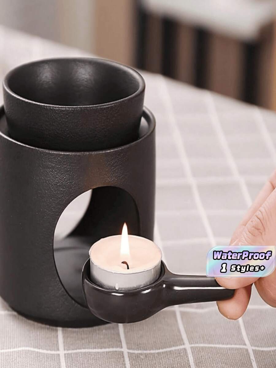 1 buah Penghangat Lilin Aromaterapi Keramik dengan Wadah Lilin Teh yang Dapat Dilepas, Diffuser Aroma untuk Dekorasi Rumah Natal, Hadiah Liburan - MultiWarna - View 1