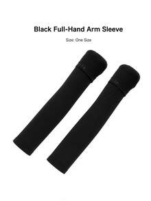 1pc Oversized Summer Ice Silk Arm Sleeves For Men & Women, UV Protection Thin Cooling Sun Sleeves, Breathable Cycling Driving Arm Covers - multicolor - View 12