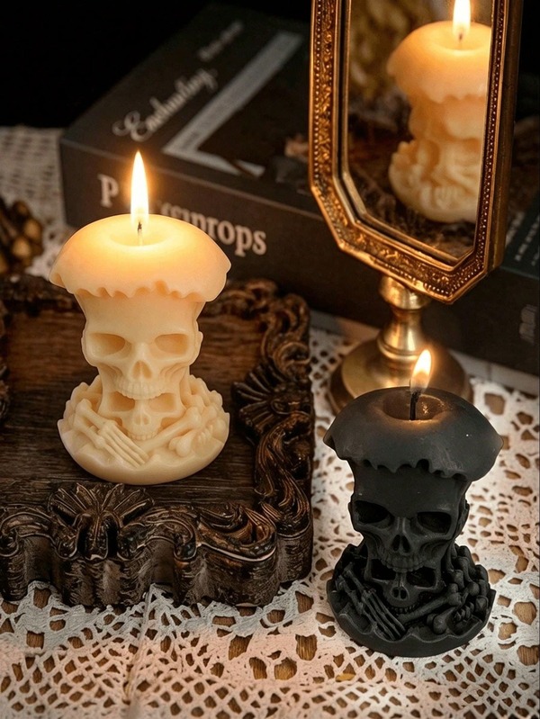 108g Creative Design Featuring A Bitten Apple Shape Combined With A Skeleton Embossment, Available In White, Burgundy, Black, And Brown