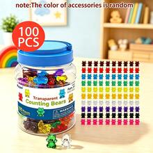 Transparent Alphabet Number Geometric Shape Teaching Set, 6 Styles Available,Packed In Storage Jar, Math & Literacy Learning Toy For Kids Over 3+ Classroom & Home Use, Back To School Essential School Supplies,Perfect School Supplies Gift For Kids - Multicolor - View 15