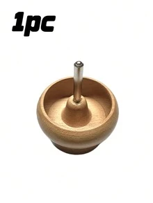 DIY 珠飾旋轉器，木製手鍊旋轉器附 1 根串珠針，適用於製作米珠、黏土珠、腰帶、手鍊 - 杏色 - 查看 9