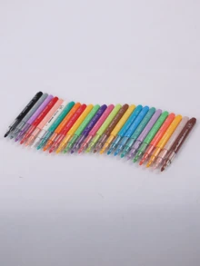 60/48/36 Colors Acrylic Marker Pen Set, Multi-Color Opaque Water-Based Painting Pens With Black Storage Box, Art Drawing Supplies For Students, Hobby Painting & Art Creation - Sets - View 12