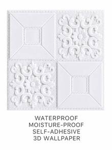 10 Pieces/20 Pieces Of 3D Wall Tile Stickers, Foam Self-Adhesive Anti-Collision Wallpaper, Waterproof And Moisture-Proof Ceiling Stickers, Easy To Paste And Peel, Easy To Clean And Free To Cut, Suitable For Kitchen, Living Room, Bathroom Corridor - multicolor - View 6