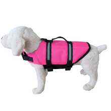 1pc Dog Life Jacket Reflective Adjustable Summer Large Dogs Swimwear Vest Surfing Sailboat Enhanced Buoyancy Pet Life Jacket Reflective Dog Life Jacket For Secure Water And Ocean Frolic - Multicolor - View 7