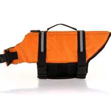 1pc Dog Life Jacket Reflective Adjustable Summer Large Dogs Swimwear Vest Surfing Sailboat Enhanced Buoyancy Pet Life Jacket Reflective Dog Life Jacket For Secure Water And Ocean Frolic - Multicolor - View 22